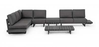 Комплект лаунж мебели Garden Relax Infinity алюминий, олефин антрацит Фото 15
