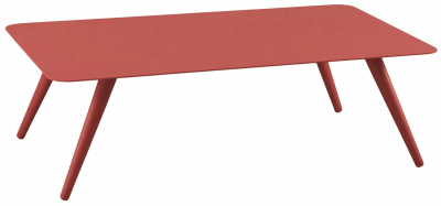 Столик металлический кофейный Grattoni Jolly алюминий красный Фото 1