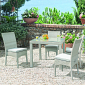 Стул металлический Garden Relax Antalys искусственный ротанг белый Фото 7