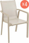 Комплект пластиковых кресел Pacific Set 4