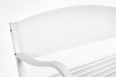 Скамейка металлическая двухместная Garden Relax Lizette сталь белый Фото 4