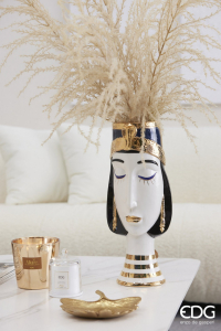 Аромасвеча под колпаком Белый Чай Имбирь (White Tea Ginger) EDG Candle стекло, воск Фото 2