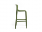 Стул пластиковый барный Nardi Doga Stool стеклопластик агава Фото 5