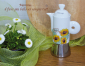 Кофеварка гейзерная Ancap Espressina Classic фарфор деколь Giardino Delle Meravig Фото 2