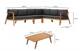 Комплект деревянной плетеной мебели-thumbs-Фото3