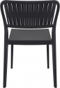 Стул пластиковый Siesta Contract Portofino стеклопластик, полипропилен черный Фото 6