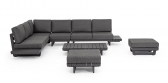 Комплект лаунж мебели Garden Relax Infinity алюминий, олефин антрацит Фото 25