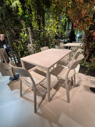 Стул пластиковый Cassia Bistrot, бежевый