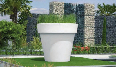 Кашпо пластиковое Arkema Pot XL полиэтилен синий Фото 4