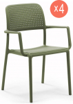 Комплект пластиковых кресел Bora Set 4