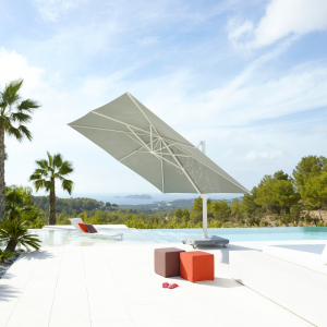 Зонт профессиональный Skyline Design Kingston алюминий/sunbrella серо-коричневый Фото 1