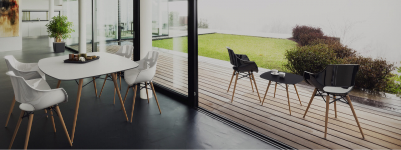 Кресло пластиковое Opal Wox Beech