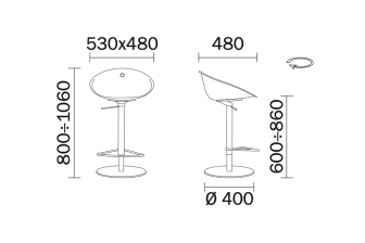 Кресло пластиковое барное-thumbs-Фото3