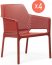 Комплект пластиковых кресел Nardi Net Relax Set 4 стеклопластик коралловый Фото 5