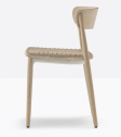Стул деревянный PEDRALI Nemea алюминий, ясень, роуп, фанера беленый ясень Фото 5