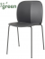 Стул пластиковый Scab Design Mentha Go Green сталь, технополимер антрацит Фото 2