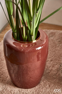 Ваза Шарм Бомба EDG Vase металл бургунди Фото 3