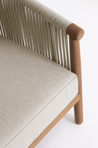 Комплект лаунж мебели Garden Relax Apollus алюминий, тик, роуп, олефин натуральный Фото 12