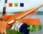 Чехол для подушки гамака Besta Fiesta Tulip хлопок зеленый Фото 1