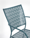 Кресло металлическое Garden Relax Lizette сталь океан Фото 7