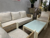 Комплект плетеной мебели Tagliamento Toscana алюминий, роуп, керамика, олефин Фото 5