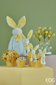 Ваза для одного цветка Капля EDG Vase стекло светло-голубой Фото 2