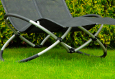 Шезлонг-лежак двухместный Besta Fiesta Concept Double алюминий, текстилен черный Фото 2