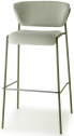 Стул барный с обивкой Scab Design Lisa Waterproof сталь, дерево, влагозащитная ткань зеленый Фото 1