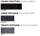 Кресло барное плетеное Grattoni Panama алюминий, роуп, текстилен черный, темно-серый, черный Фото 3
