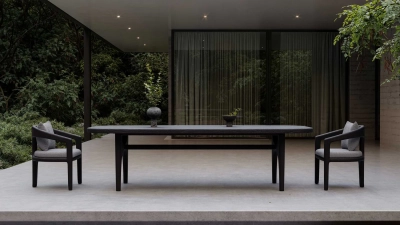 Стол обеденный деревянный SNOC Whale Noche тик ночь Фото 7