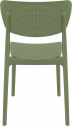 Стул пластиковый Siesta Contract Lucy стеклопластик оливковый Фото 8