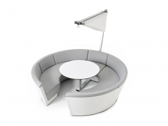 Зонт дизайнерский с подсветкой Ø3.3 м Kosmos Round + LED Light