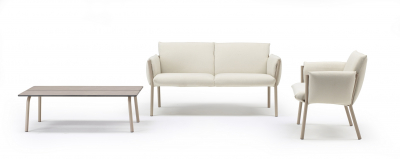 Столик кофейный ламинированный Scab Design Brezza сталь, компакт-ламинат HPL тортора, тортора шпатель Фото 8