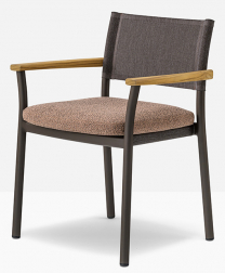 Кресло металлическое с подушкой-thumbs-Фото1