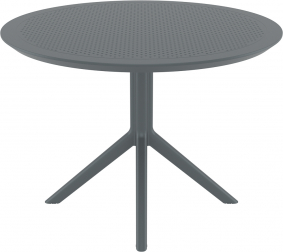 Стол пластиковый Sky Table Ø105, темно-серый, Ø1050х740 мм