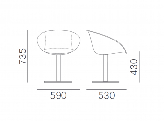 Кресло вращающееся с обивкой-thumbs-Фото3