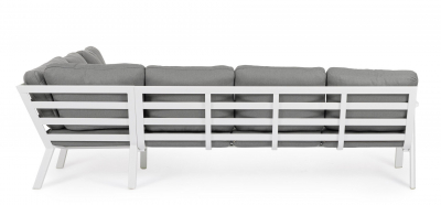 Комплект лаунж мебели Garden Relax Flaminio алюминий, олефин белый Фото 7