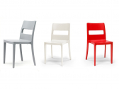 Стул пластиковый Scab Design Sai стеклопластик лен Фото 4