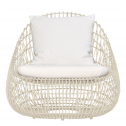 Кресло плетеное с подушками JANUS et Cie Vino алюминий, искусственный ротанг, акрил снежный Фото 3