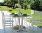 Стол обеденный металлический Magnani Aluminium Table алюминий Фото 14