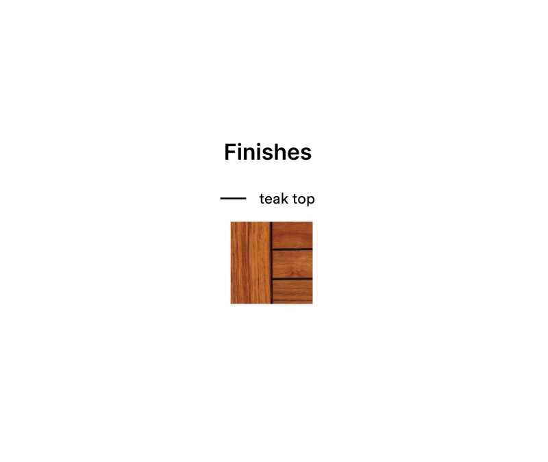 Столешница деревянная Teak