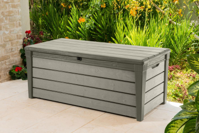Сундук пластиковый Keter Brushwood Storage Box полипропилен серо-коричневый Фото 2