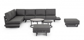 Комплект лаунж мебели Garden Relax Infinity алюминий, олефин антрацит Фото 26