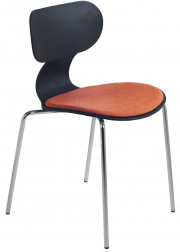 Стул пластиковый с обивкой-thumbs-Фото1