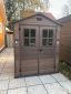 Сарай пластиковый Keter Scala 6×5 полипропилен светло-коричневый Фото 13