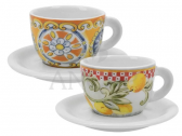 Кофейные пары для капучино Ancap Edex фарфор деколь Capriccio Italiano Фото 3
