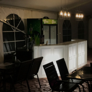 Стойка пластиковая барная светящаяся LED Bar полиэтилен белый Фото 11
