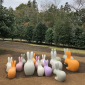 Стул пластиковый Qeeboo Rabbit полиэтилен серый Фото 9
