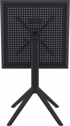 Стол пластиковый складной Sky Folding Table 60, черный, 600х600х740 мм