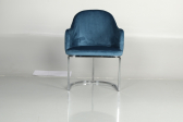 Кресло металлическое с обивкой Caris Hernes металл, фанера, ткань Фото 43